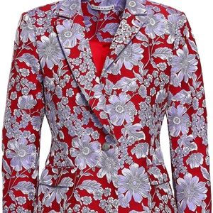 Alice and Olivia Macey Notch collar blazer